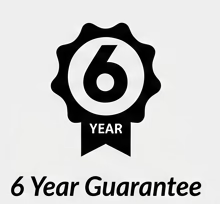 6 year guarantee on all kitchen doors