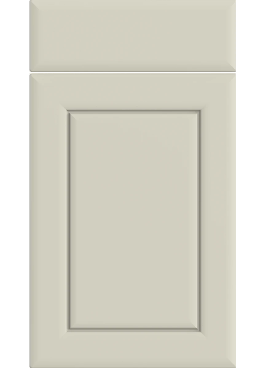Ashford Grooved kitchen door and drawer front in Matt Mussel