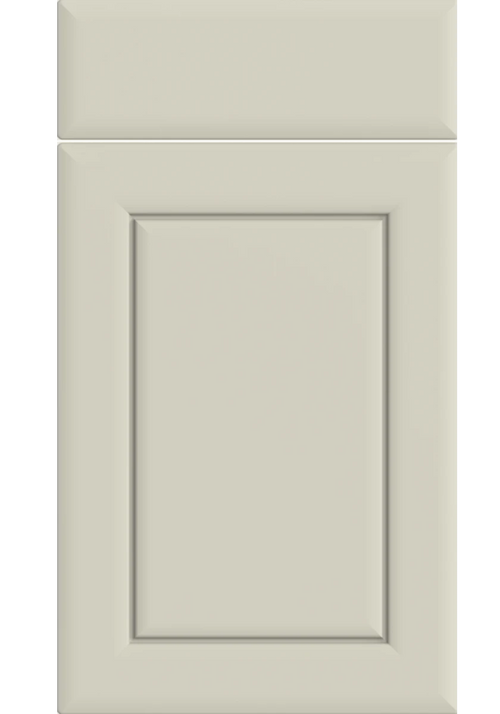 Ashford Grooved kitchen door and drawer front in Matt Mussel