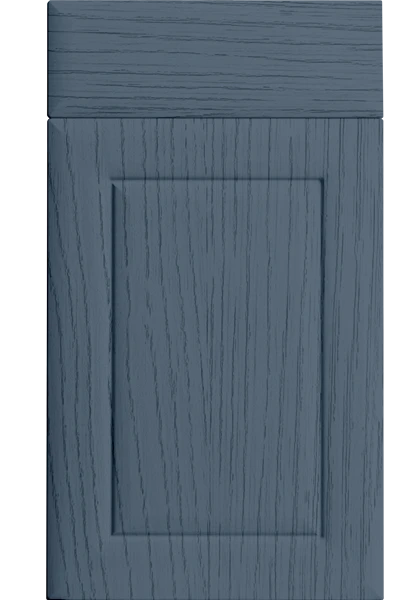 Ashford Paint Flow Matt Colonial Blue kitchen cupboard door