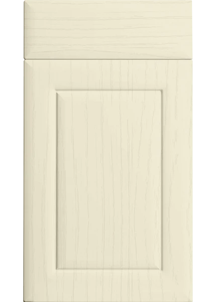 Ashford Paint Flow Matt Cream kitchen cupboard door