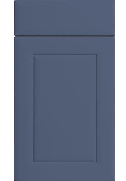 Ashford Supermatt Alby Blue kitchen cupboard door