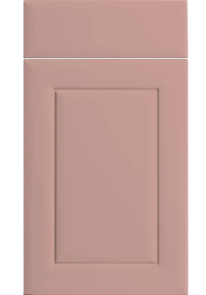 Ashford Supermatt Blush Pink kitchen cupboard door