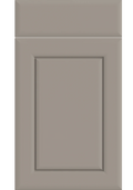 Ashford Grooved kitchen door and drawer front in Supermatt Clay Grey
