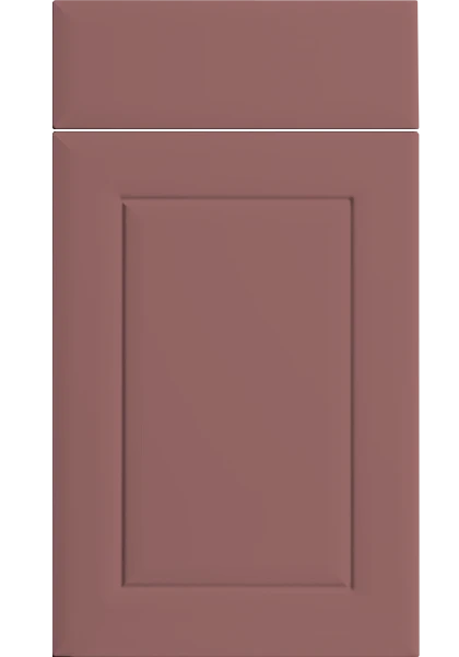 Ashford Supermatt Rusty Red kitchen cupboard door