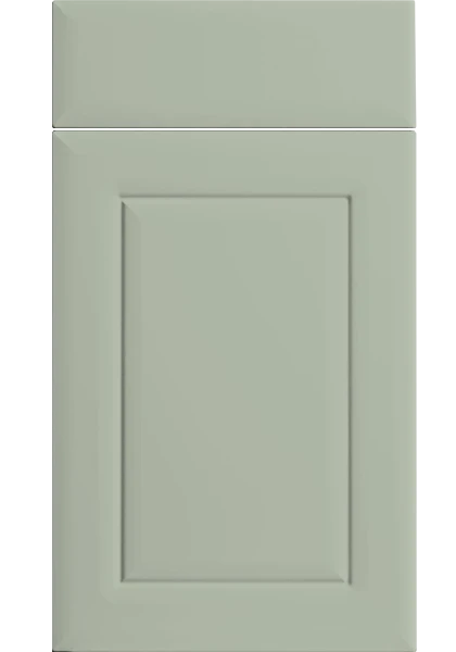 Ashford Supermatt Sage Green kitchen cupboard door
