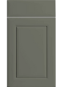Ashford Supermatt Smoke Green kitchen cupboard door
