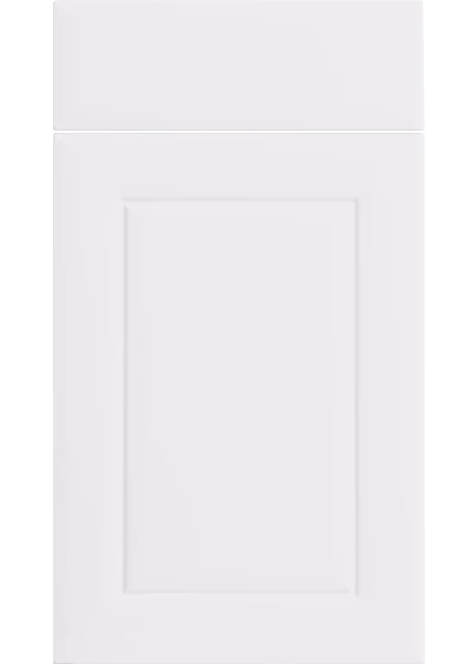 Ashford Supermatt White kitchen cupboard door
