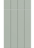 Austin Grooved kitchen door and drawer front in Matt Pistachio