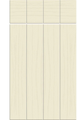 Austin Paint Flow Matt Cream kitchen cupboard door