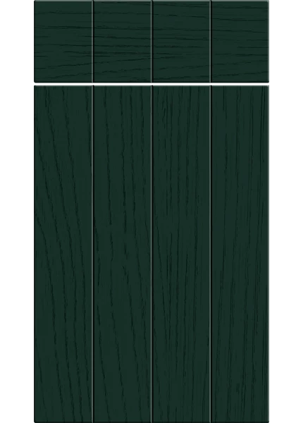 Austin Paint Flow Matt Fir Green kitchen cupboard door