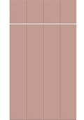 Austin Supermatt Blush Pink kitchen cupboard door
