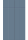Austin Supermatt Misty Blue kitchen cupboard door