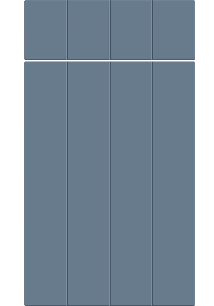 Austin Supermatt Misty Blue kitchen cupboard door
