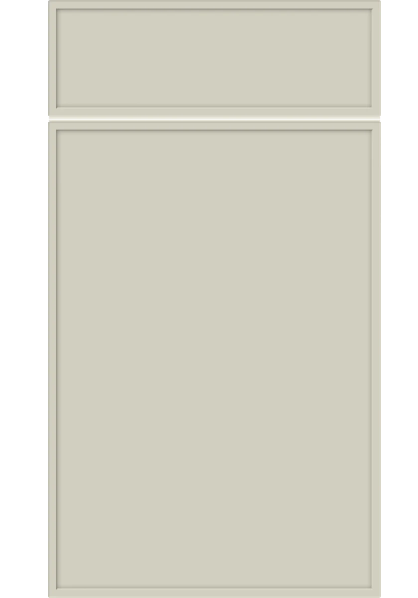 Aysgarth Shaker kitchen door and drawer front in Matt Mussel