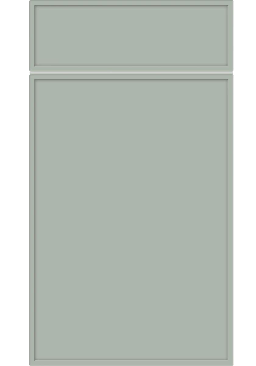 Aysgarth Shaker kitchen door and drawer front in Matt Pistachio