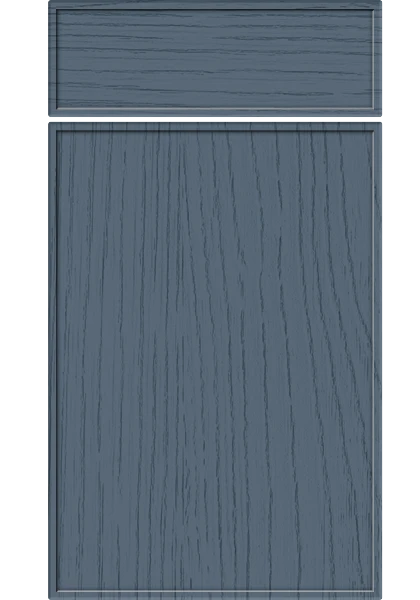 Aysgarth Paint Flow Matt Colonial Blue kitchen cupboard door