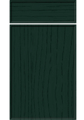 Aysgarth Paint Flow Matt Fir Green kitchen cupboard door