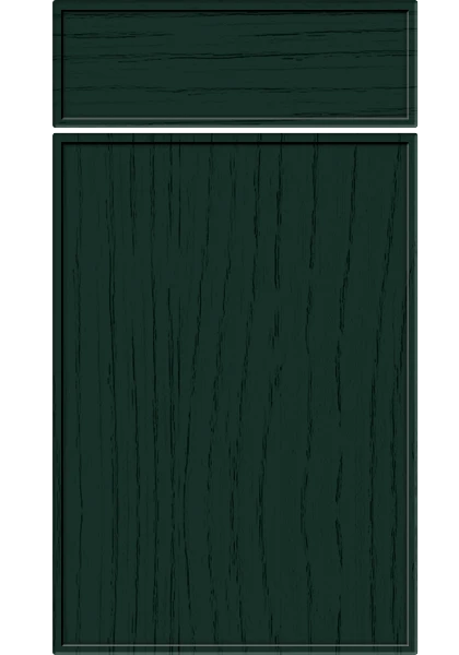 Aysgarth Paint Flow Matt Fir Green kitchen cupboard door