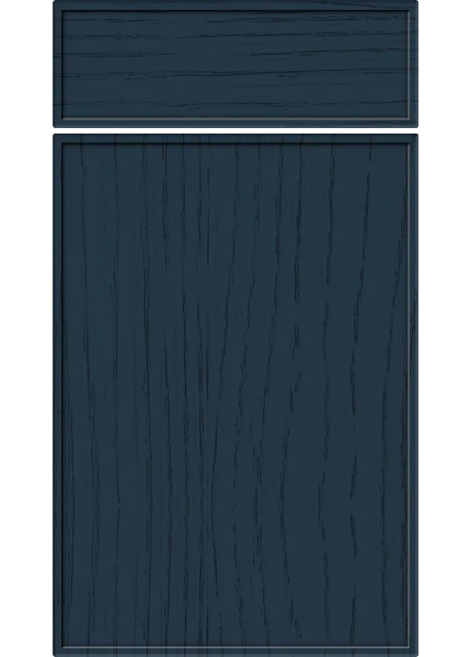 Aysgarth Paint Flow Matt Indigo Blue kitchen cupboard door