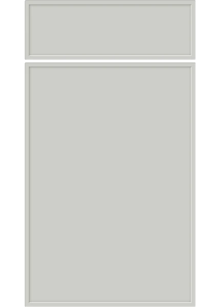 Aysgarth Satin White kitchen cupboard door