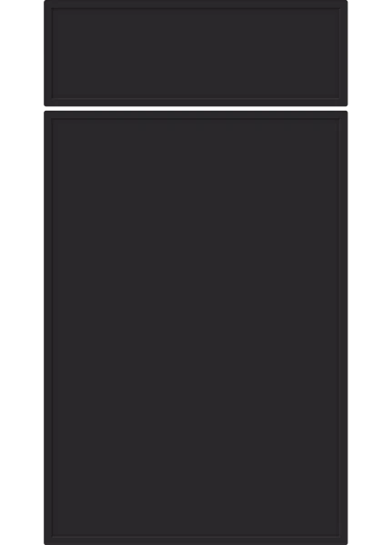 Aysgarth Supermatt Black kitchen cupboard door