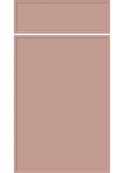 Aysgarth Supermatt Blush Pink kitchen cupboard door