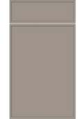Aysgarth Shaker kitchen door and drawer front in Supermatt Clay Grey