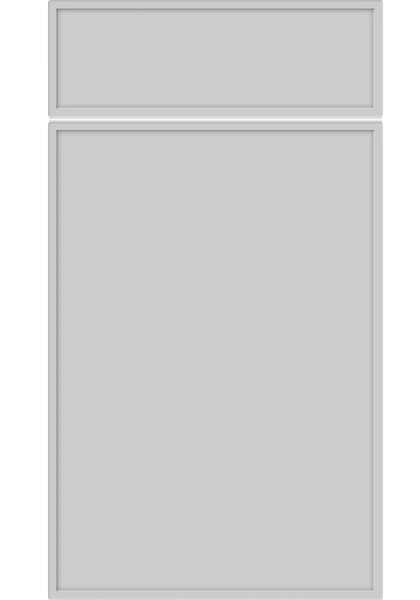Aysgarth shaker kitchen door in Supermatt Dove Grey