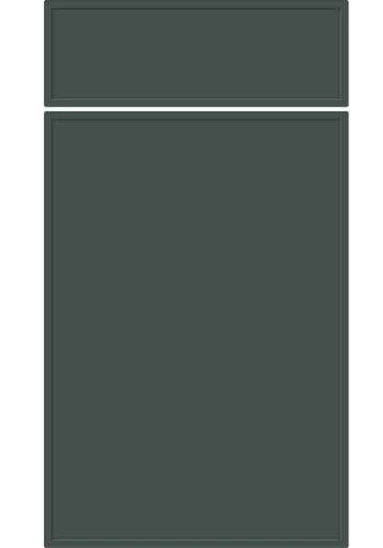Aysgarth Supermatt Kombu Green kitchen cupboard door
