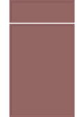 Aysgarth Supermatt Rusty Red kitchen cupboard door