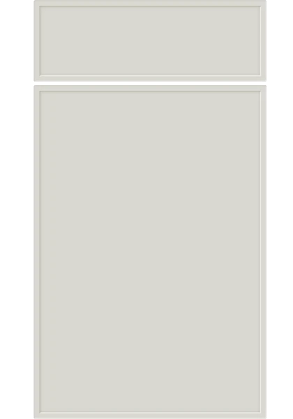 Aysgarth Supermatt White Grey kitchen cupboard door