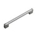 Bar handle in stainless steel, 188mm long