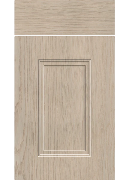 Buxton Cremona Oak Cotta kitchen cupboard door
