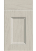 Buxton Paint Flow Matt Cashmere kitchen cupboard door