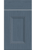 Buxton Paint Flow Matt Colonial Blue kitchen cupboard door
