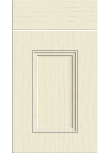 Buxton Paint Flow Matt Cream kitchen cupboard door