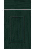 Buxton Paint Flow Matt Fir Green kitchen cupboard door