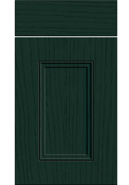 Buxton Paint Flow Matt Fir Green kitchen cupboard door