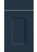Buxton Paint Flow Matt Indigo Blue kitchen cupboard door