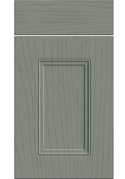 Buxton Paint Flow Matt Sage Green kitchen cupboard door