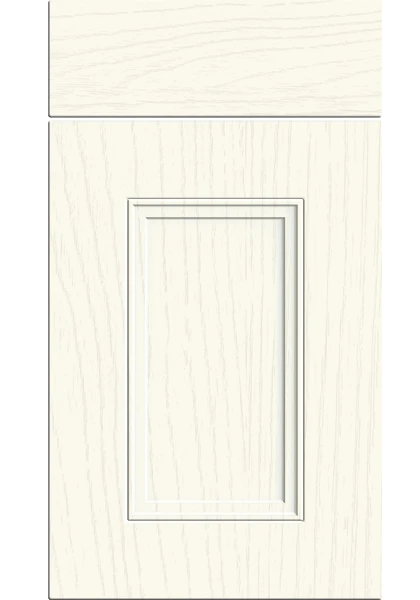 Buxton Paint Flow Matt White kitchen cupboard door