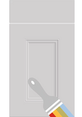 Buxton Paint Ready kitchen cupboard door