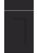 Buxton Supermatt Black kitchen cupboard door