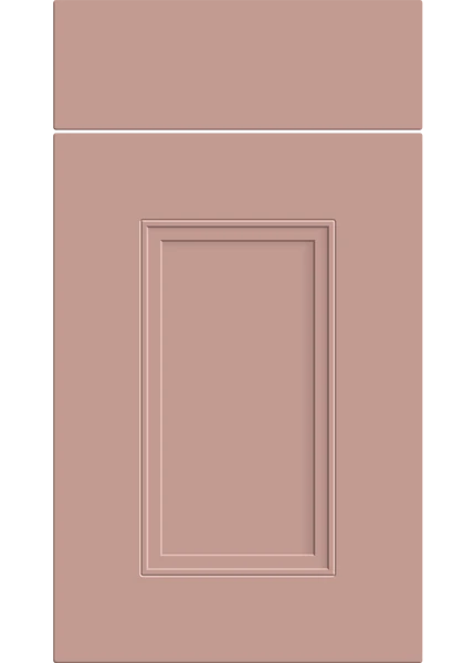 Buxton Supermatt Blush Pink kitchen cupboard door