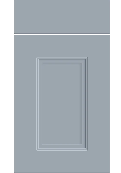 Buxton Supermatt Denim kitchen cupboard door