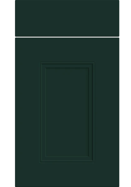 Buxton Supermatt Fir Green kitchen cupboard door