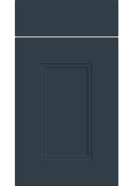 Buxton Supermatt Indigo Blue kitchen cupboard door