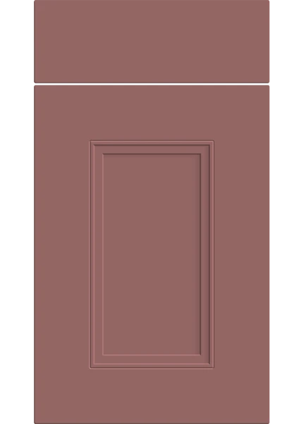 Buxton Supermatt Rusty Red kitchen cupboard door