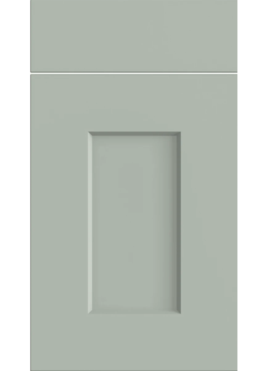 Cambridge Shaker kitchen door and drawer front in Matt Pistachio